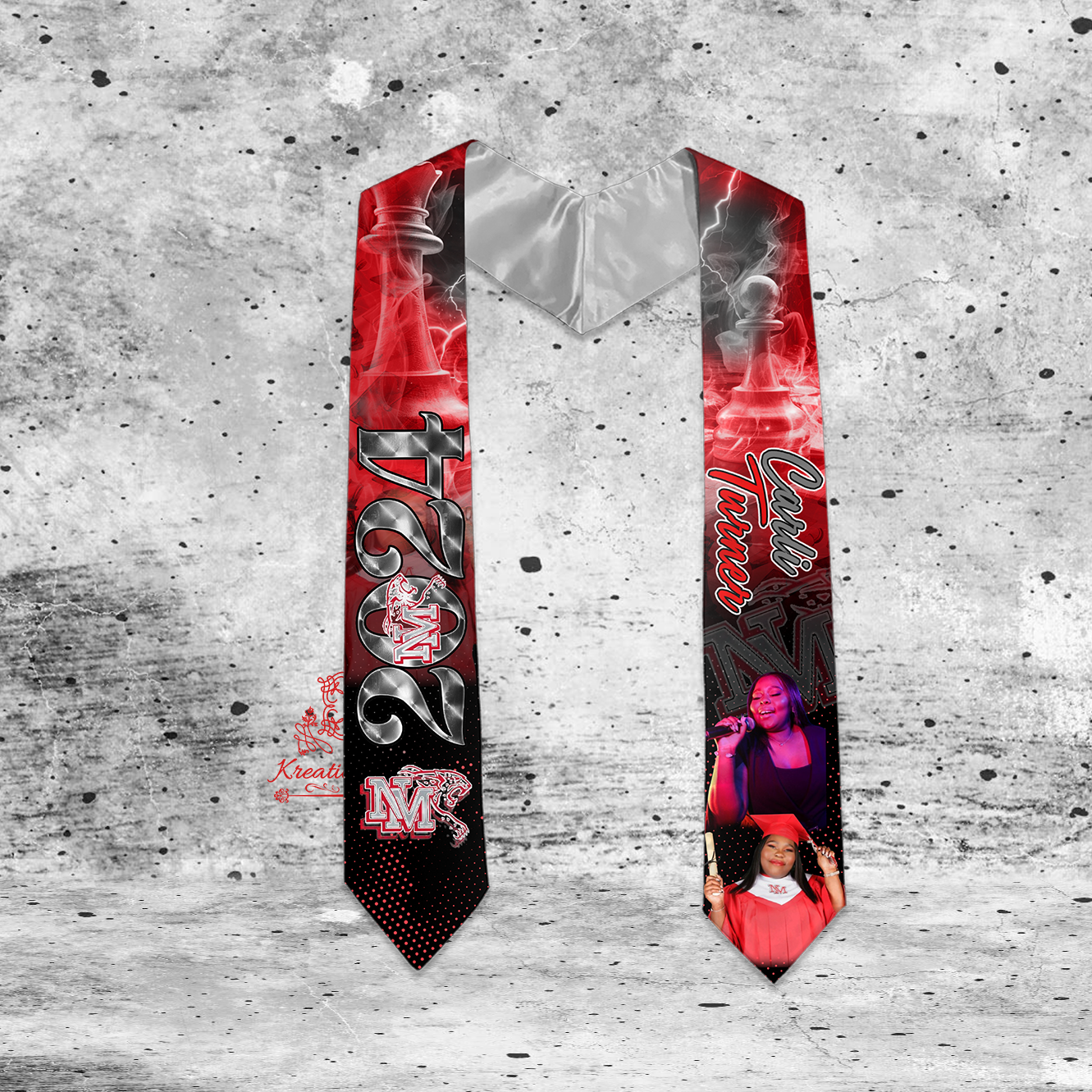 Senior 2025 Graduation Personalized Photo Stole