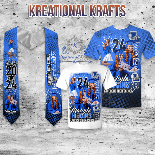 Graduation Design 6 *Shirt Only* (Centered Print)