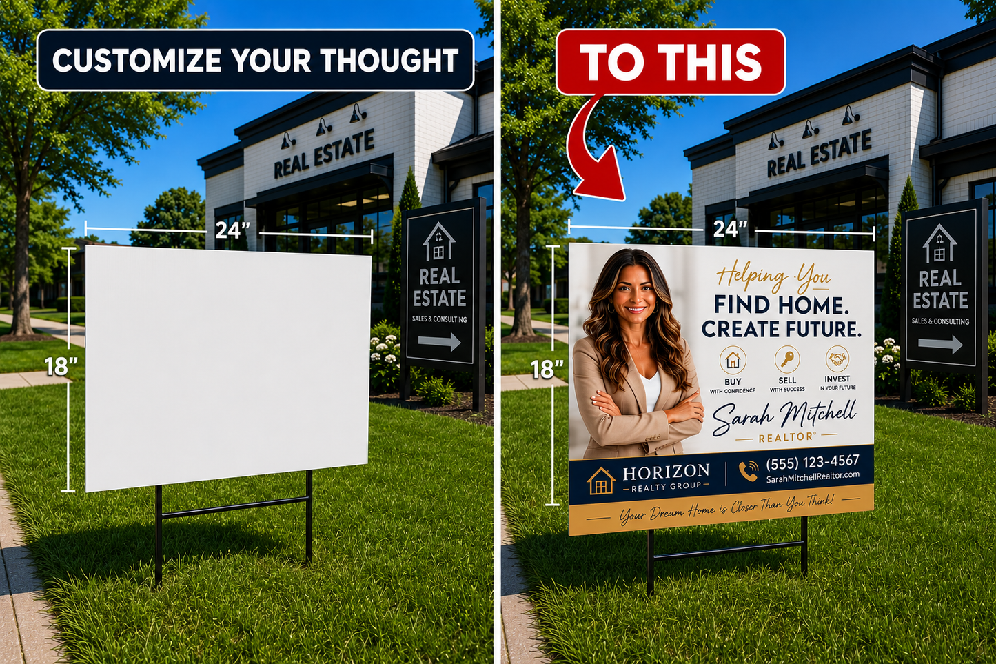 Custom Yard Sign