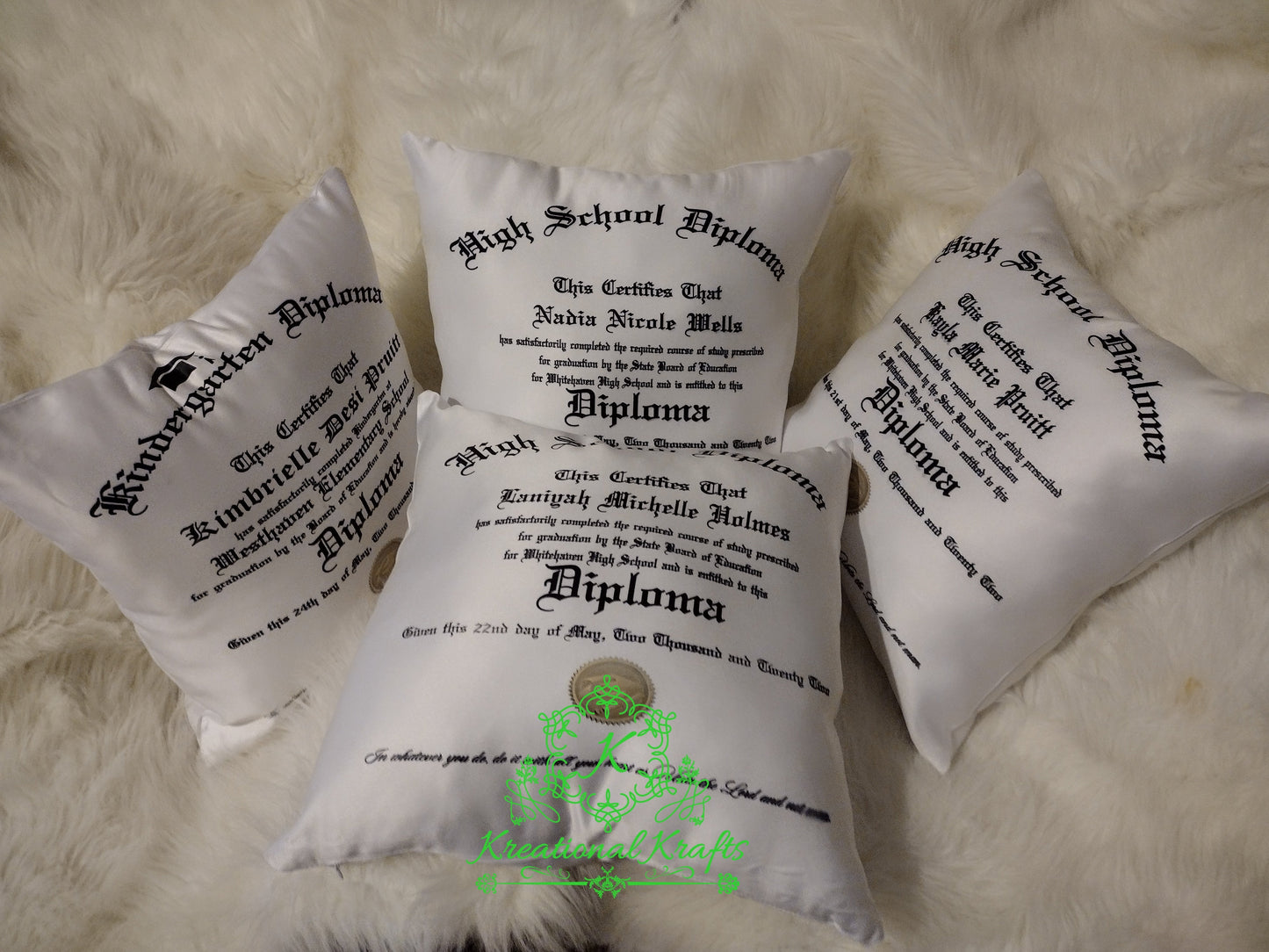 Graduation Diploma Pillow
