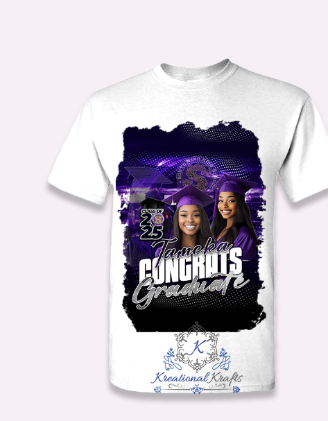 Graduation Design 10 *Shirt Only* (Centered Print)