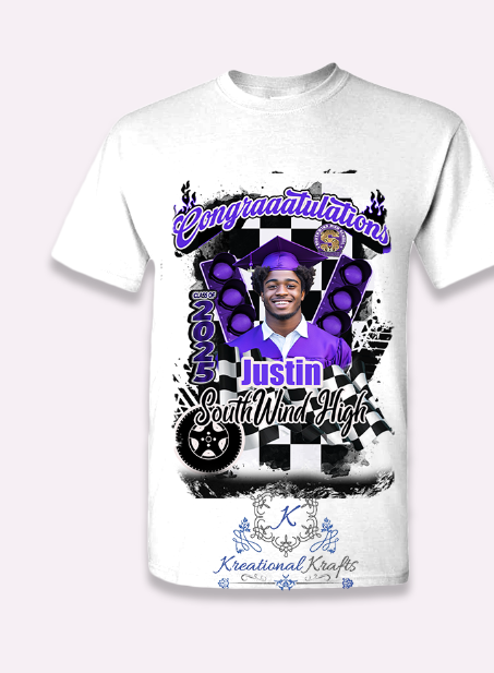 Graduation Design 8- Last Lap *Shirt Only* (Centered Print)