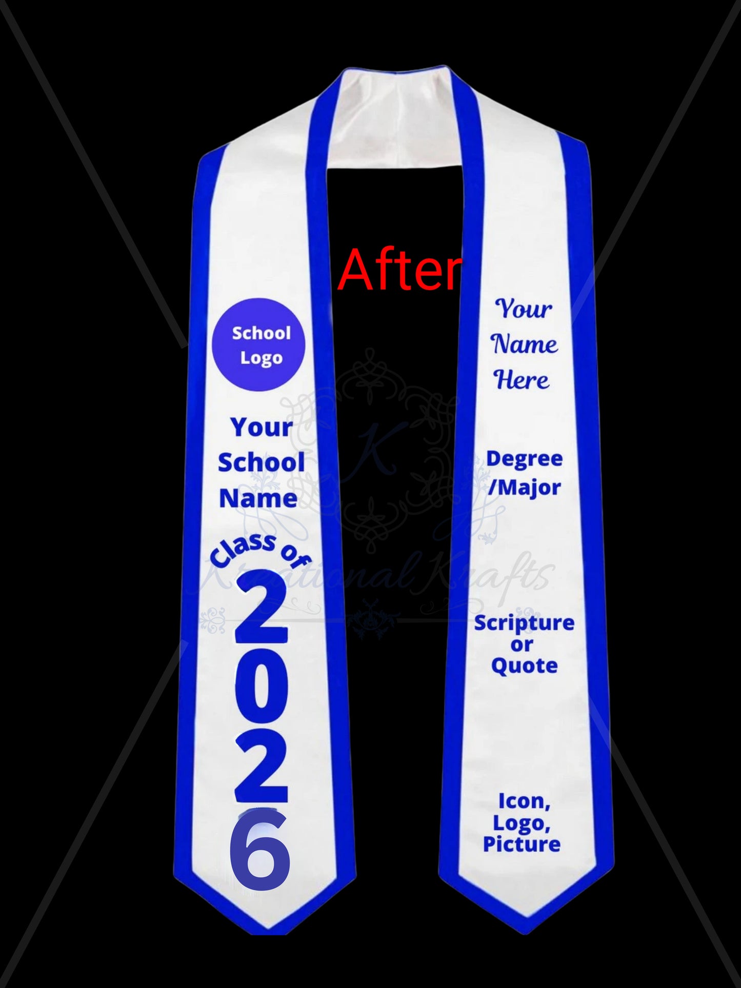 Customize Your Graduation Stole