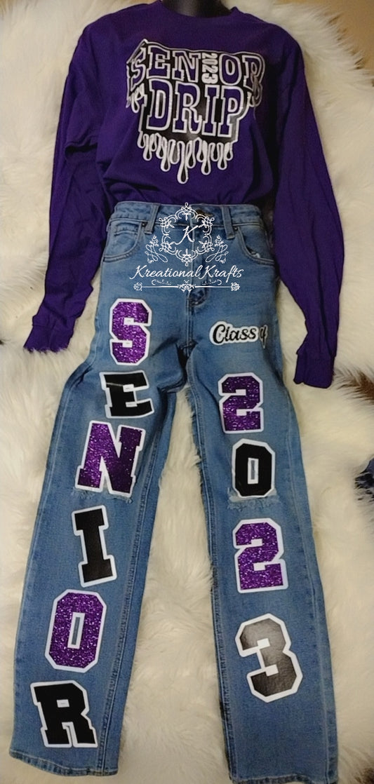 Senior Custom Jean set