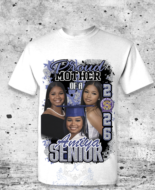 Graduation Proud Family Custom Center Print Shirt