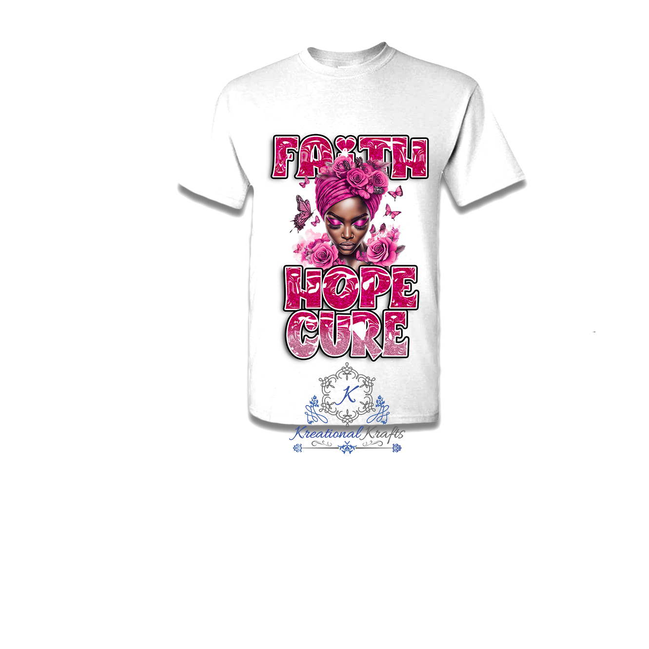 PINKTOBER Breast Cancer Center Print Shirt