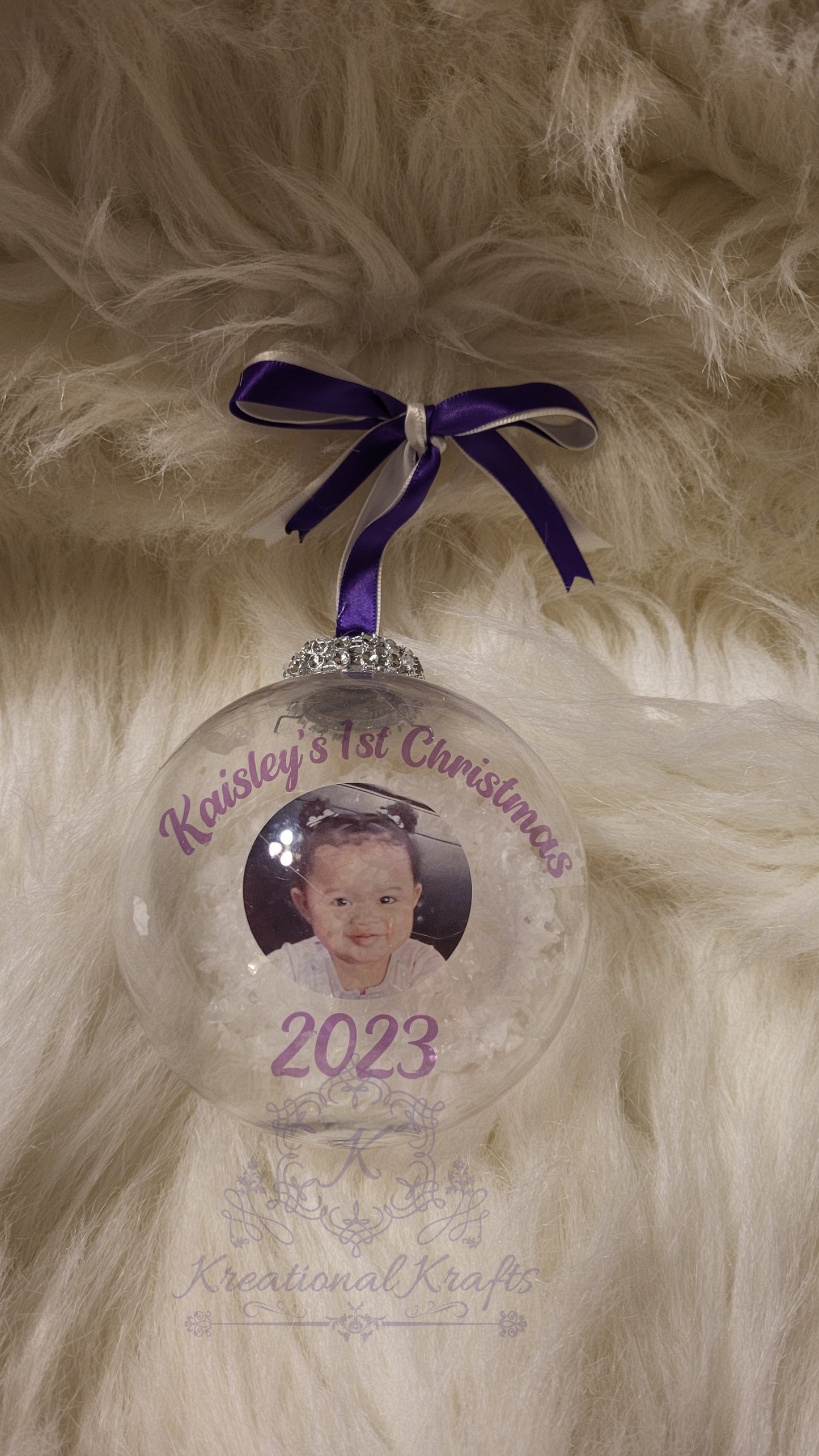 Personalized Christmas Photo Ornament