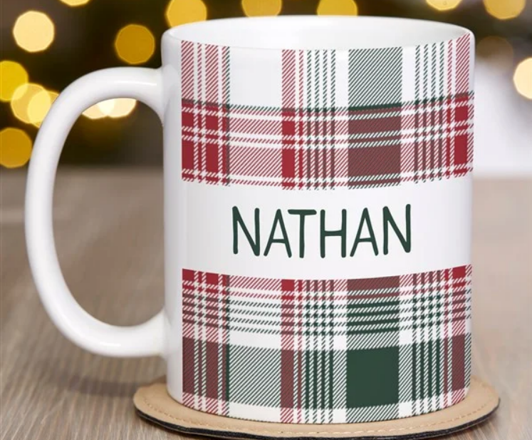 Custom Christmas mugs