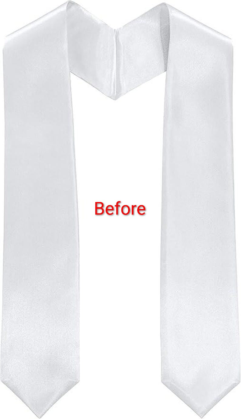 Customize Your Graduation Stole