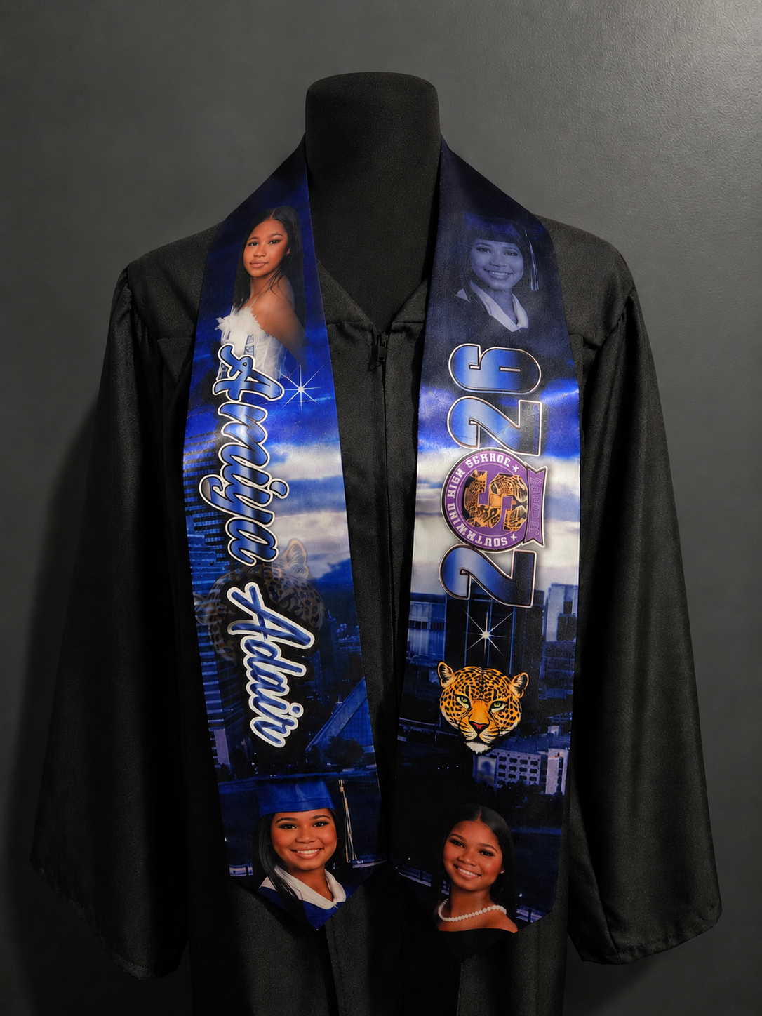 Senior Graduation Personalized Photo Stole