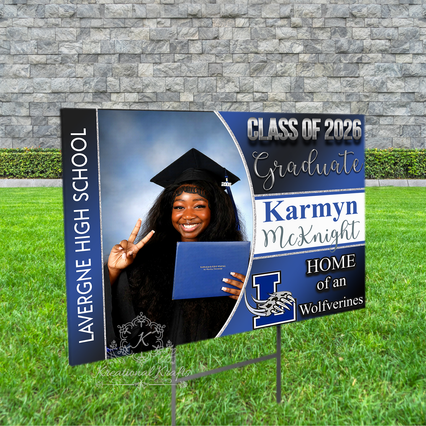 Graduation Custom Yard Sign
