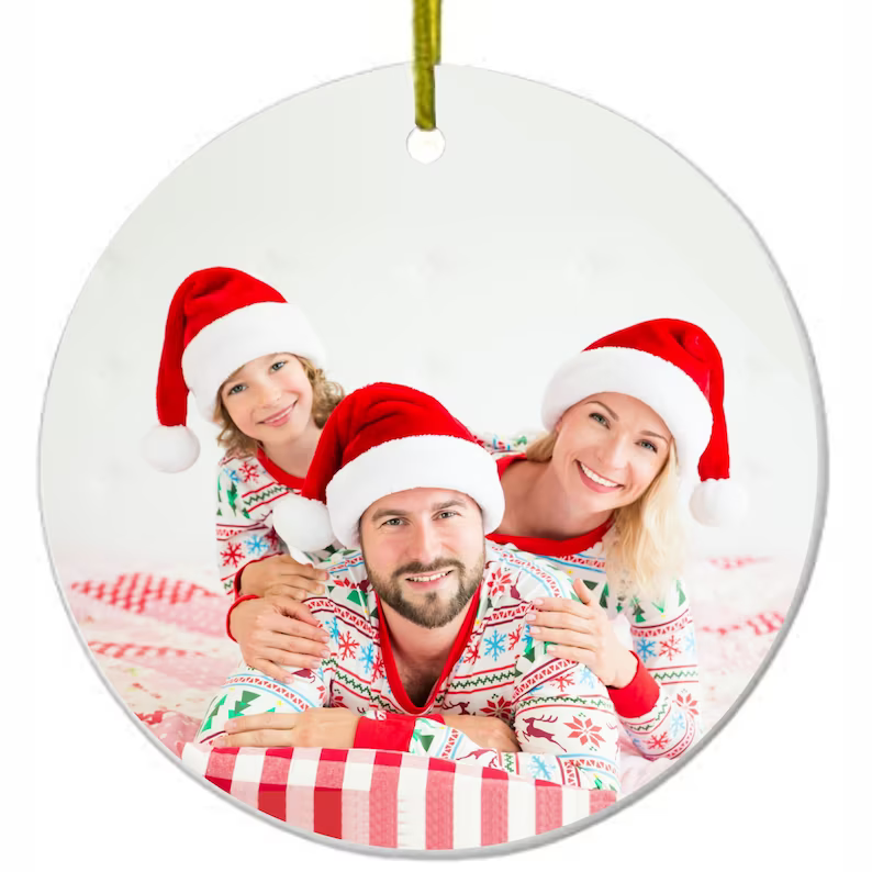 Personalized Christmas Photo Ornament