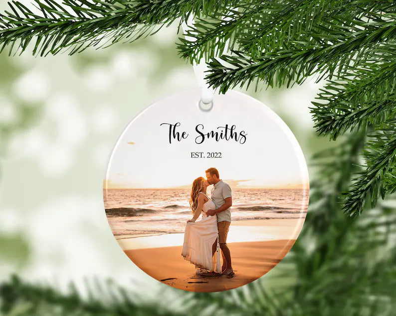 Personalized Christmas Photo Ornament